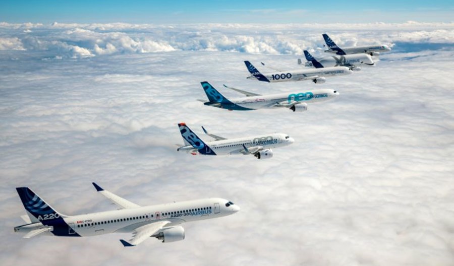 Airbus dostarczył w 9 miesięcy 424 samoloty. Do końca roku ma ich być 600 Airbus dostarczył w 9 miesięcy 424 samoloty. Do końca roku ma ich być 600