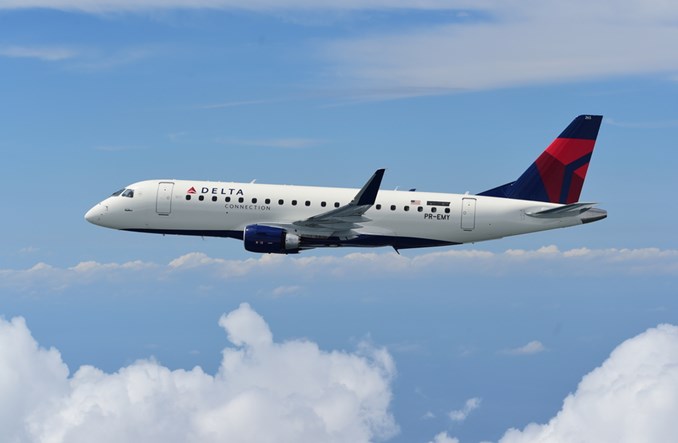SkyWest zamawia kolejnych 16 embraerów E175. Polecą w barwach Delta Air Lines