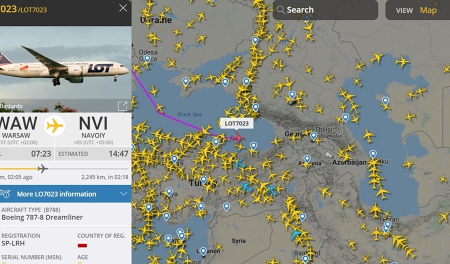 Dreamliner LOT doleciał do Uzbekistanu. Pomoże w ewakuacji z Kabulu? Dreamliner LOT doleciał do Uzbekistanu. Pomoże w ewakuacji z Kabulu?