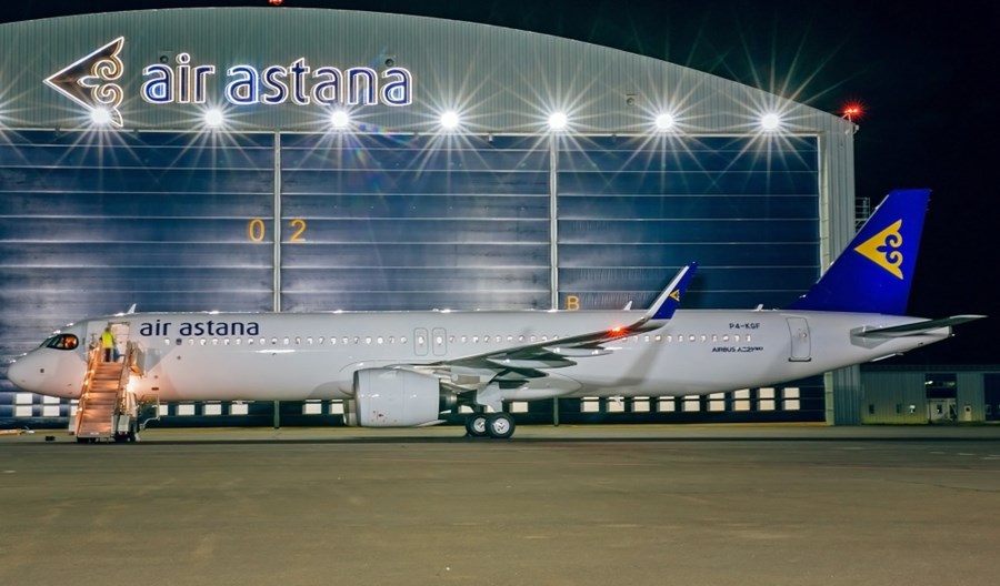 Air Astana odebrała kolejnego airbusa A321LR Air Astana odebrała kolejnego airbusa A321LR