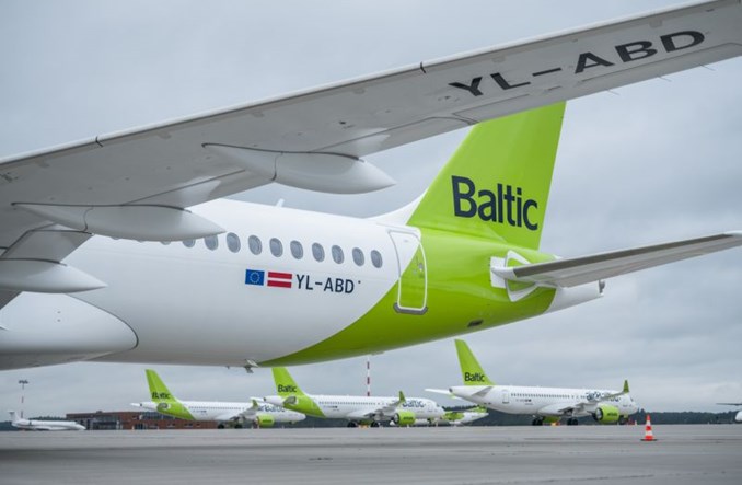 30. airbus A220-300 dla airBaltic przyleciał do Rygi
