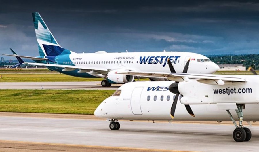 Boeingi 737 MAX kanadyjskich WestJet dolecą do Szkocji Boeingi 737 MAX kanadyjskich WestJet dolecą do Szkocji