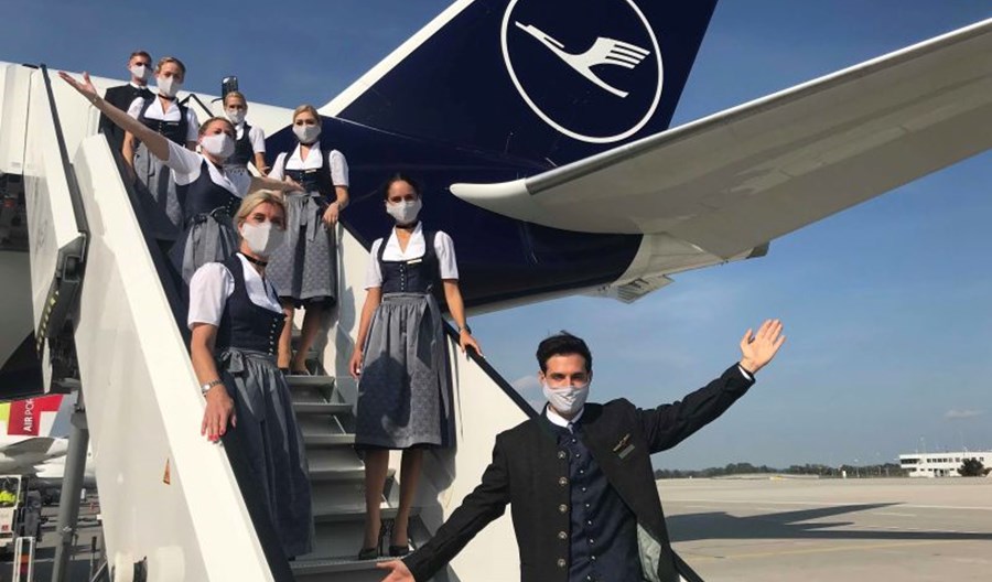 Lufthansa Trachtencrew zawita na trzech lotniskach w Polsce i poleci do USA Lufthansa Trachtencrew zawita na trzech lotniskach w Polsce i poleci do USA