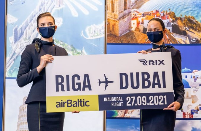 Dubaj dołączył do miejsc docelowych rejsów airBaltic. Najdłuższa trasa z Rygi