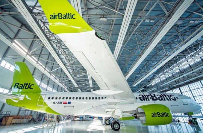 32. airbus A220-300 dla airBaltic przyleciał do Rygi. Największa flota A220 w Europie