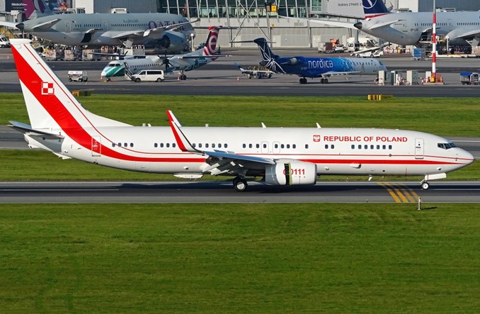Kolejny boeing 737 MON-u już na Lotnisku Chopina