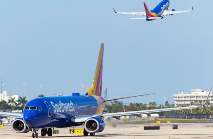 Drugi dzień z rzędu sporych anulacji lotów Southwest Airlines