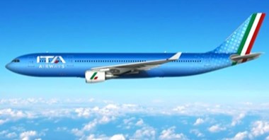ITA Airways zastępuje Alitalię: Pożegnanie z historycznym logo, niebieskie barwy i flaga na stateczniku