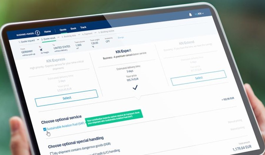 Kuehne+Nagel oferuje klientom zrównoważone paliwo Kuehne+Nagel oferuje klientom zrównoważone paliwo