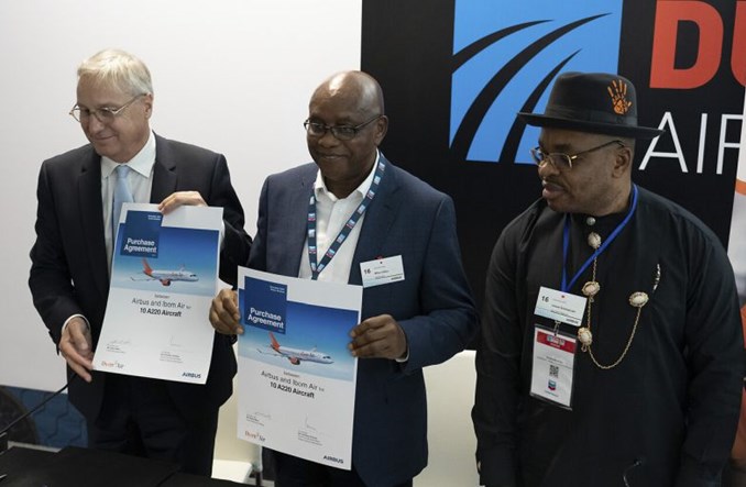 Nigeryjskie linie Ibom Air kupują 10 airbusów A220