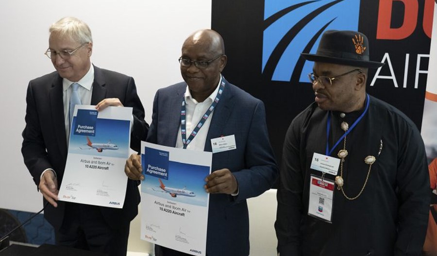 Nigeryjskie linie Ibom Air kupują 10 airbusów A220 Nigeryjskie linie Ibom Air kupują 10 airbusów A220