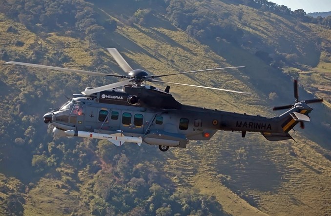 Airbus: Pierwszy H225M w wersji do zwalczania okrętów dostarczony Brazylii 