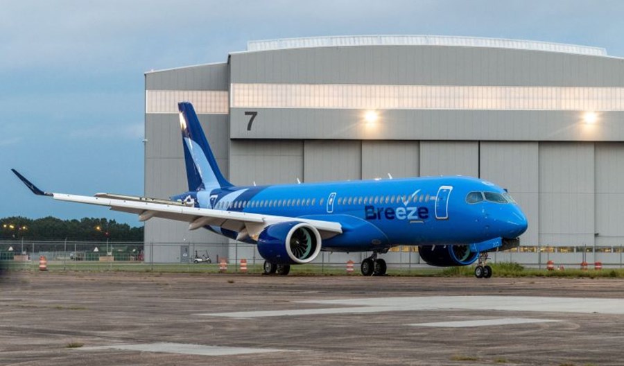 Breeze Airways planują loty z Florydy do Brazylii. Rejsy obsłużą A220-300 Breeze Airways planują loty z Florydy do Brazylii. Rejsy obsłużą A220-300