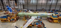 Pierwszy testowy airbus A321XLR w ostatniej fazie montażu (zdjęcia)