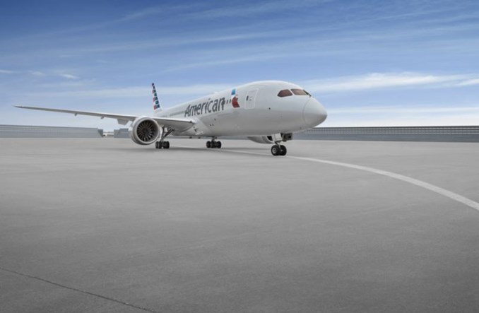 Latem mniej lotów American Airlines do Europy i Azji. Winne opóźnienia dostaw B787