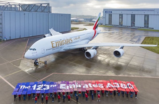 Emirates uzupełniły flotę A380. Ostatnia dostawa Super Jumbo