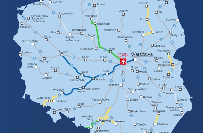 CPK i kolej do portu dopisane do europejskiej sieci TEN-T