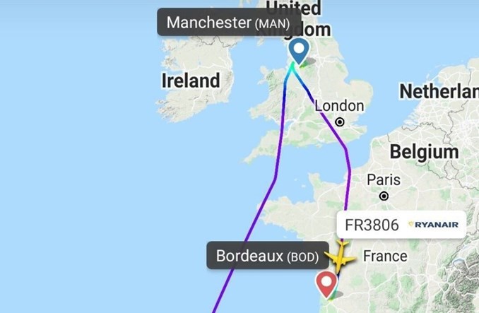 Orkan Eunice: Dalekie przekierowania lotów 