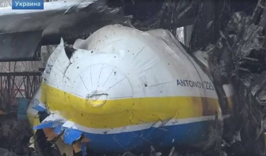 An-225 "Mrija" kompletnie zniszczony przez Rosjan