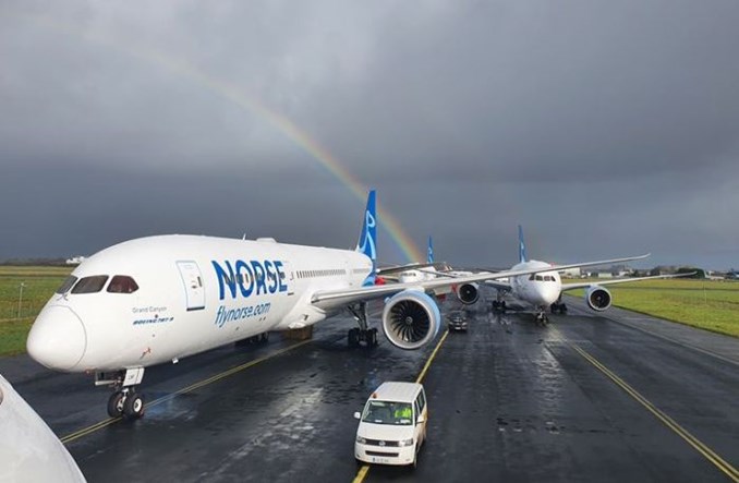 Inauguracja Norse Atlantic Airways przełożona na czerwiec. Wojna stłumiła popyt 