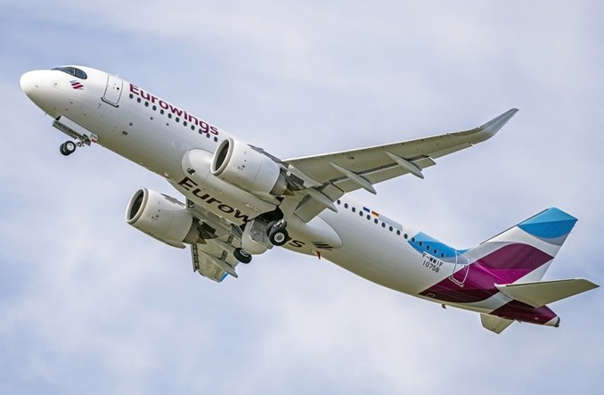 Eurowings odebrały pierwszego nowego airbusa A320neo