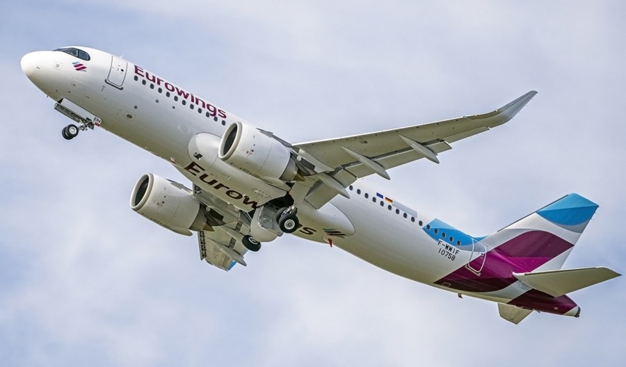 Eurowings odebrały pierwszego nowego airbusa A320neo Eurowings odebrały pierwszego nowego airbusa A320neo
