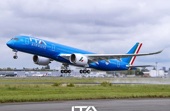 ITA Airways: Pierwszy A350 poleci z pasażerami 1 czerwca
