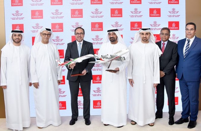 Współpraca Emirates i Royal Air Maroc. Więcej opcji lotów z Dubaju i Casablanki