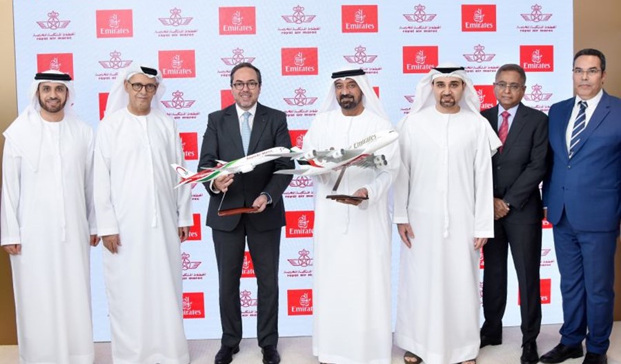 Współpraca Emirates i Royal Air Maroc. Więcej opcji lotów z Dubaju i Casablanki