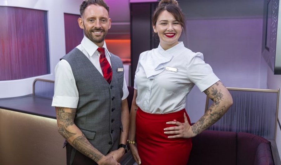 Virgin Atlantic polubiły tatuaże. Przewoźnik łagodzi zasady Virgin Atlantic polubiły tatuaże. Przewoźnik łagodzi zasady