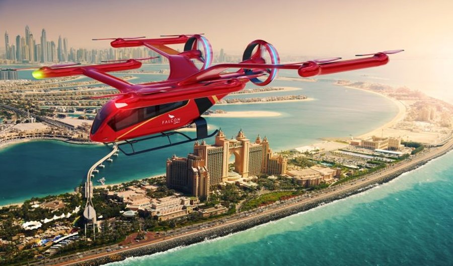 Pierwsza powietrzna taksówka w Dubaju w 2026 roku Pierwsza powietrzna taksówka w Dubaju w 2026 roku