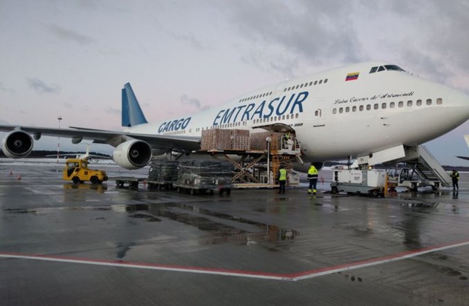 Argentyna uziemiła wenezuelskiego B747 za powiązania z Iranem