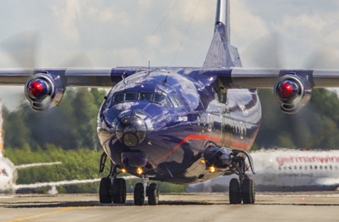 Ukraiński An-12 przewożący amunicję rozbił się w Grecji