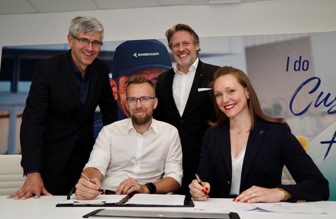 LOT odnawia i rozszerza umowę serwisową z Embraerem 