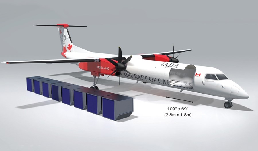 De Havilland wprowadza możliwości konwersji Dasha 8-400 na frachtowca De Havilland wprowadza możliwości konwersji Dasha 8-400 na frachtowca