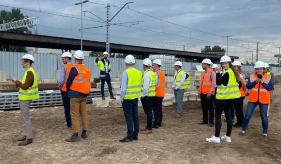 Rail Baltica: Delegacja CPK oglądała postępy prac w Rydze Rail Baltica: Delegacja CPK oglądała postępy prac w Rydze