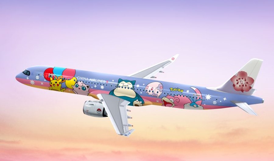 China Airlines oraz Pokémon Company prezentują specjalne malowanie airbusa A321neo China Airlines oraz Pokémon Company prezentują specjalne malowanie airbusa A321neo