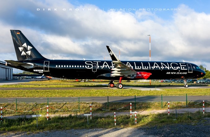 Airbus A321neo ANZ w nieco innych barwach Star Alliance 