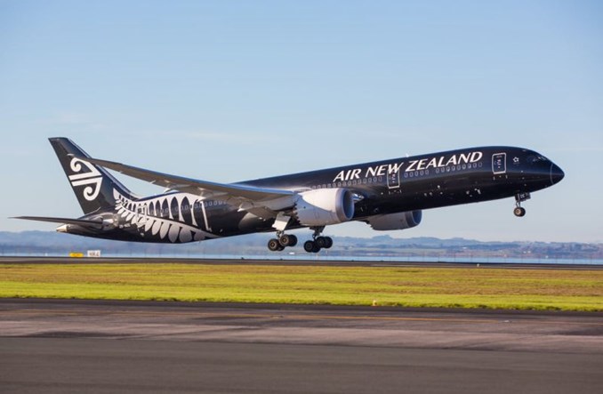 Dreamliner ANZ zainaugurował rejsy między Auckland i Nowym Jorkiem