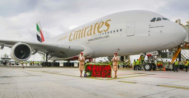 Emirates: Debiut Super Jumbo w Bengalurze