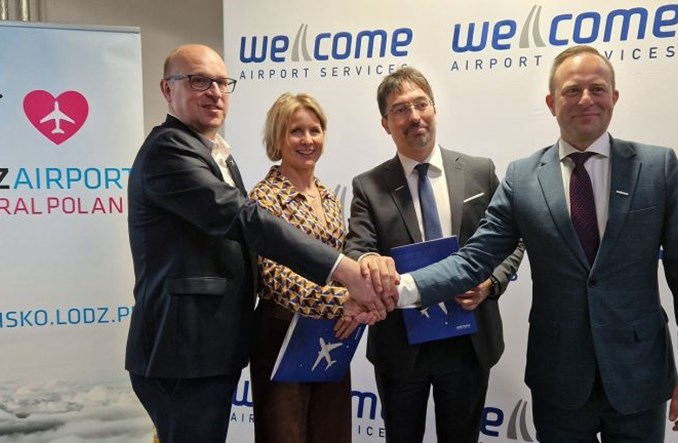Port Lotniczy Łódź i Welcome Airport Services z umową w zakresie obsługi cargo
