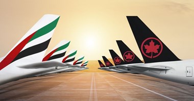 Emirates i Air Canada aktywują partnerstwo code-share