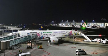 B777 w malowaniu „Hello Kitty” zainaugurował rejsy z Tajwanu do Monachium