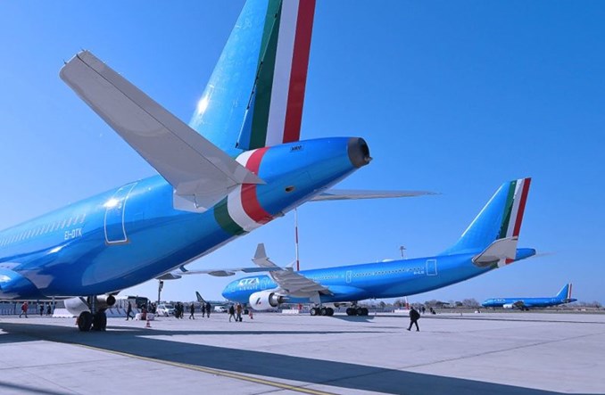 ITA Airways dostanie od rządu kolejne 400 mln euro