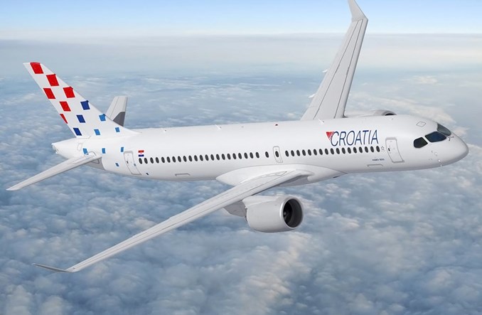 Do Croatia Airlines trafi łączenie 15 airbusów A220