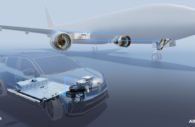 Airbus i Renault rozwiną badania nad elektryfikacją pojazdów i samolotów