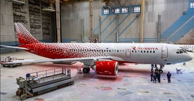 Rosyjski konkurent A320/B737 opóźniony