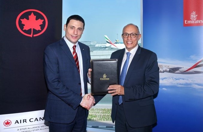 Emirates i Air Canada łączą programy lojalnościowe