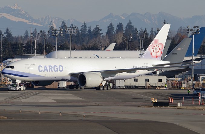 China Airlines odebrały piątego boeinga B777F