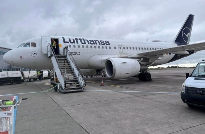 Lufthansa doleci z Frankfurtu blisko Świnoujścia
